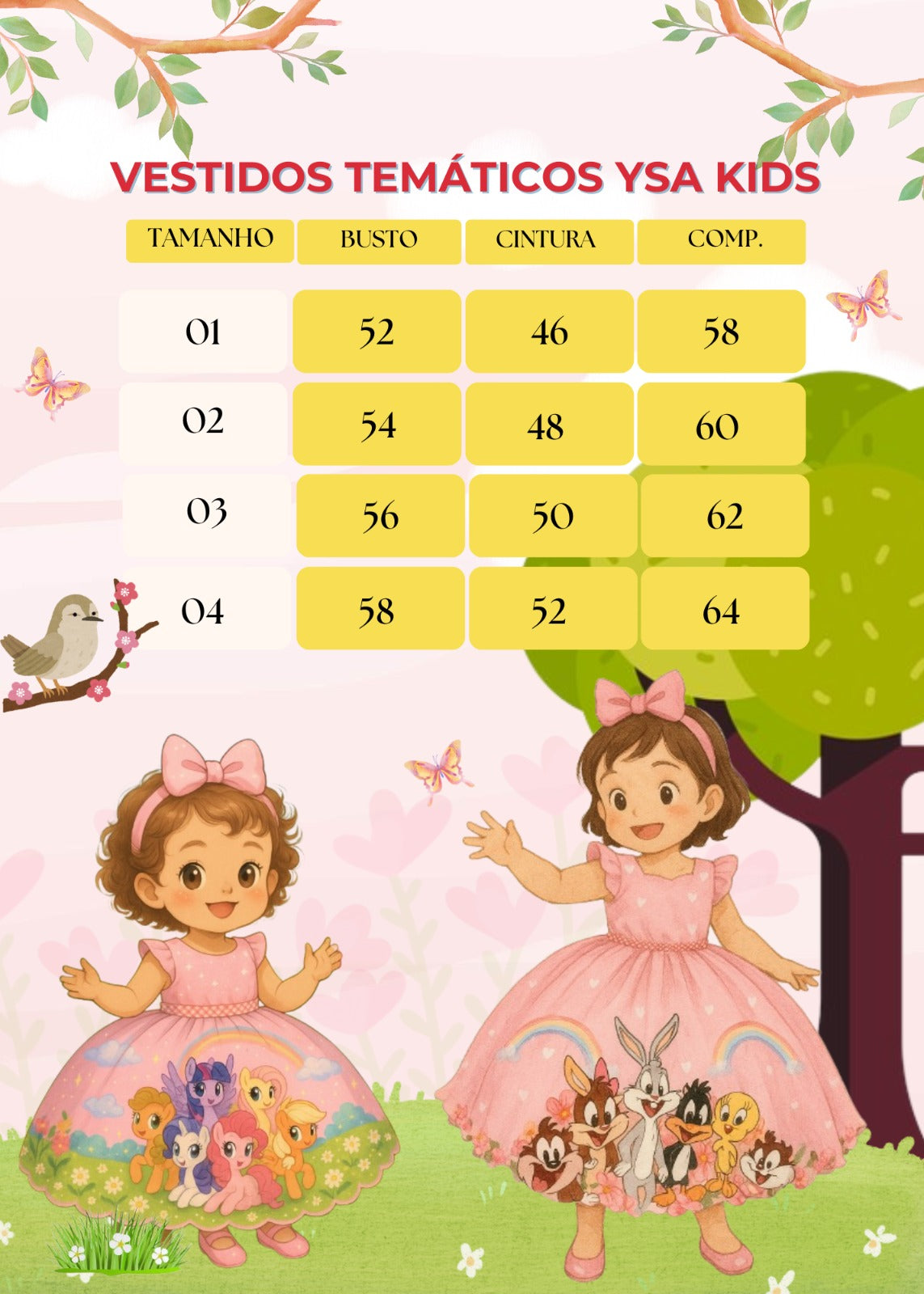 Vestido Tematico Ysa Kids My Little Poney - Leveza e Elegância para Meninas | Bebeloo Kids