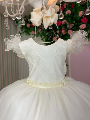 Vestido Infantil Menina Bonita Zoe Off - Leveza e Elegância para Meninas | Bebeloo Kids