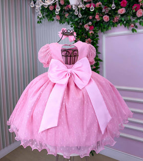 Vestido Marie Rosa Bebe Bolinhas (VESTMARIERSBBBLNHS)