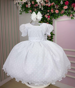 Vestido Marie Branco Bolinhas (VESTBRNCBOL)