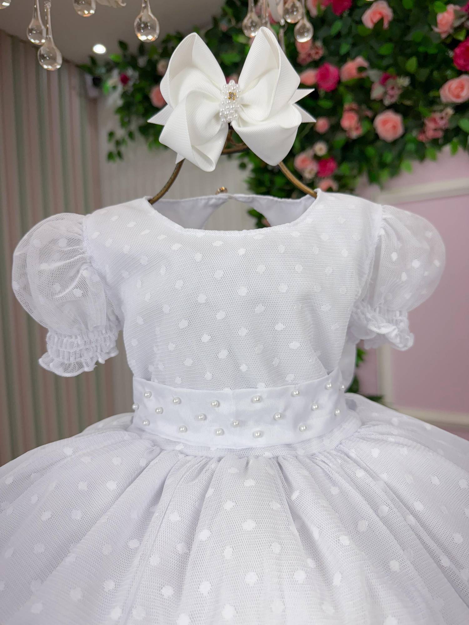 Vestido Marie Branco Bolinhas (VESTBRNCBOL)