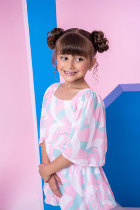 Conjunto Banana Club Alissa Rosa Bebe - Estilo Delicado para o Dia a Dia | Bebeloo Kids