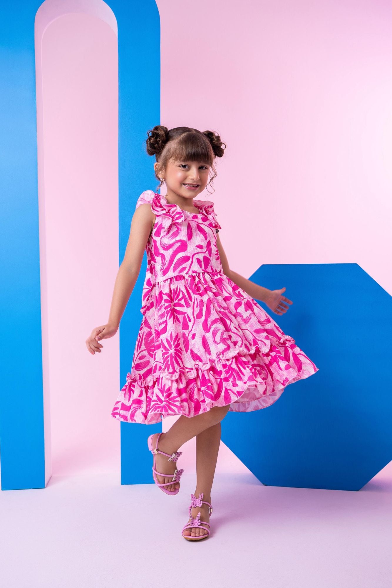 Vestido Banana Club Nayara Pink - Leveza e Elegância para Meninas | Bebeloo Kids