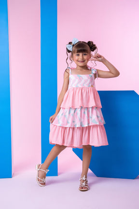 Vestido Banana Club Eloa Rosa - Leveza e Elegância para Meninas | Bebeloo Kids