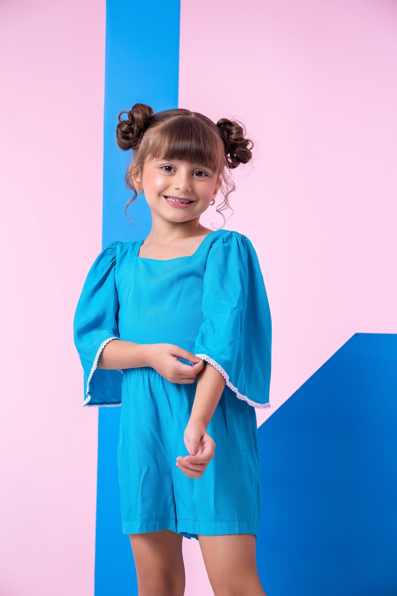 Macaquinho Banana Club Zury Azul Turquesa - Qualidade e Cuidado para os Pequenos | Bebeloo Kids