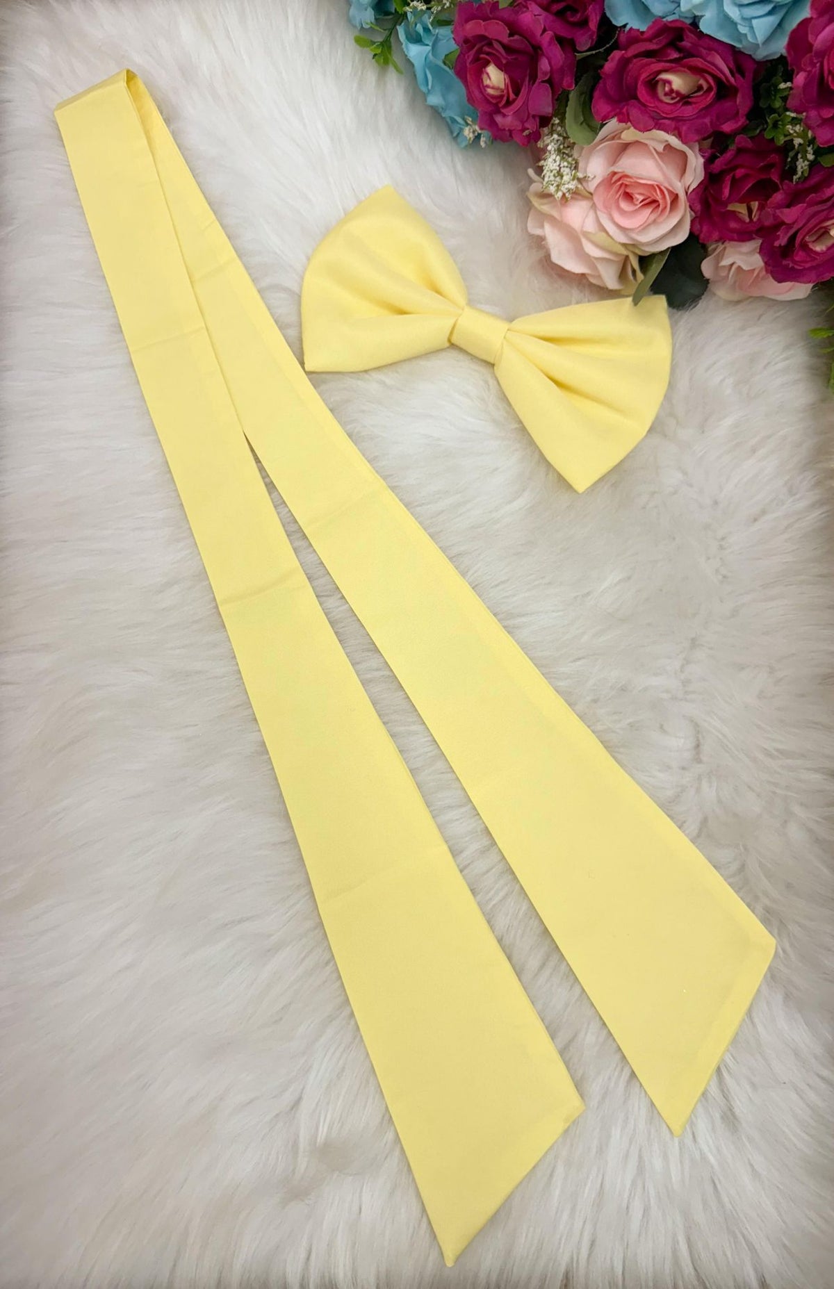 Laço Opcional / Faixa Do Vestido Selena Amarelo - Charme e Delicadeza para os Cabelos | Bebeloo Kids
