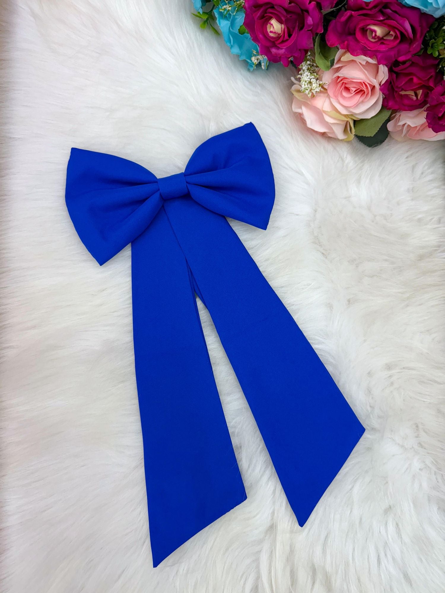 Laço Opcional / Faixa Do Vestido Selena Azul Royal - Charme e Delicadeza para os Cabelos | Bebeloo Kids