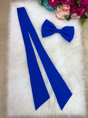 Laço Opcional / Faixa Do Vestido Selena Azul Royal - Charme e Delicadeza para os Cabelos | Bebeloo Kids
