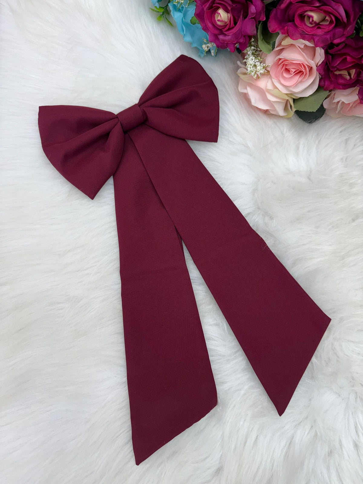 Laço Opcional / Faixa Do Vestido Selena Marsala - Charme e Delicadeza para os Cabelos | Bebeloo Kids