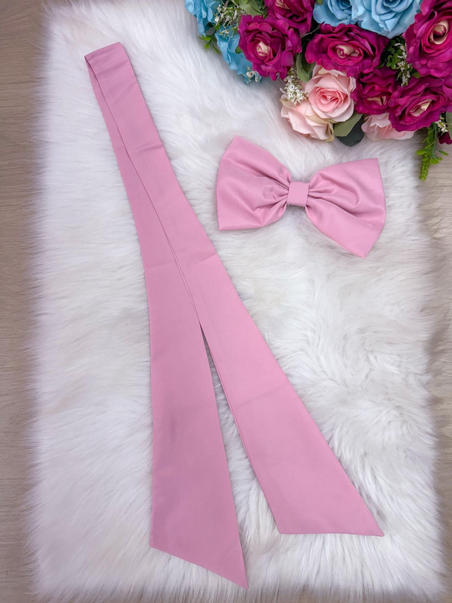 Laço Opcional / Faixa Do Vestido Selena Rose - Charme e Delicadeza para os Cabelos | Bebeloo Kids