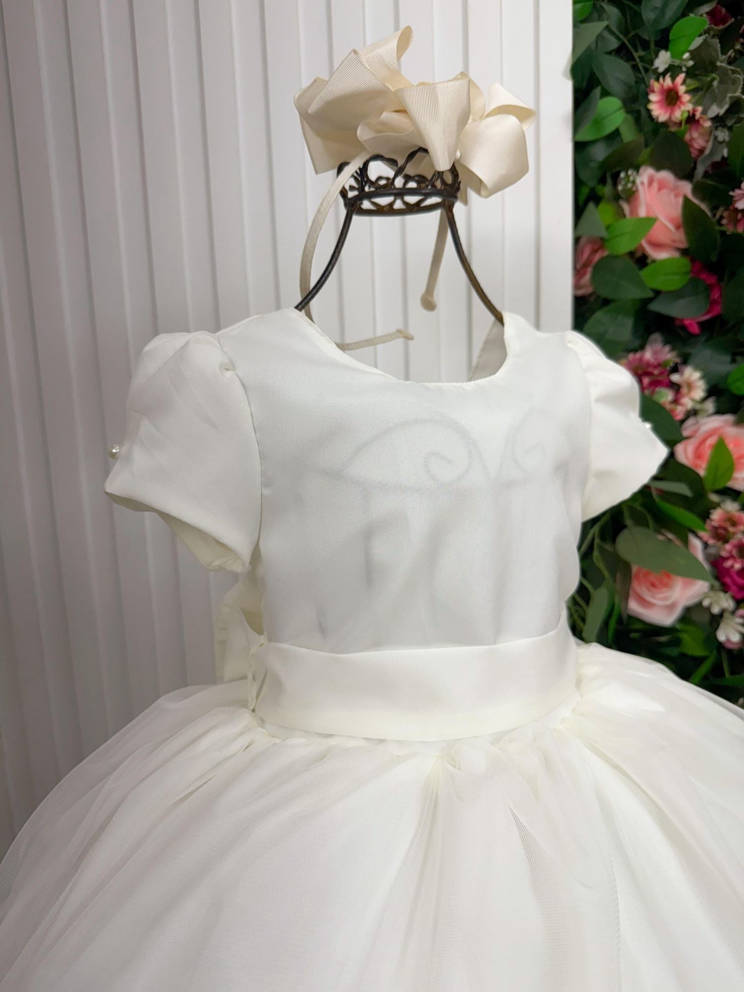 Vestido Vila Lele Longo Selena Off - Leveza e Elegância para Meninas | Bebeloo Kids