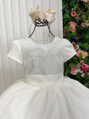 Vestido Vila Lele Longo Selena Off - Leveza e Elegância para Meninas | Bebeloo Kids