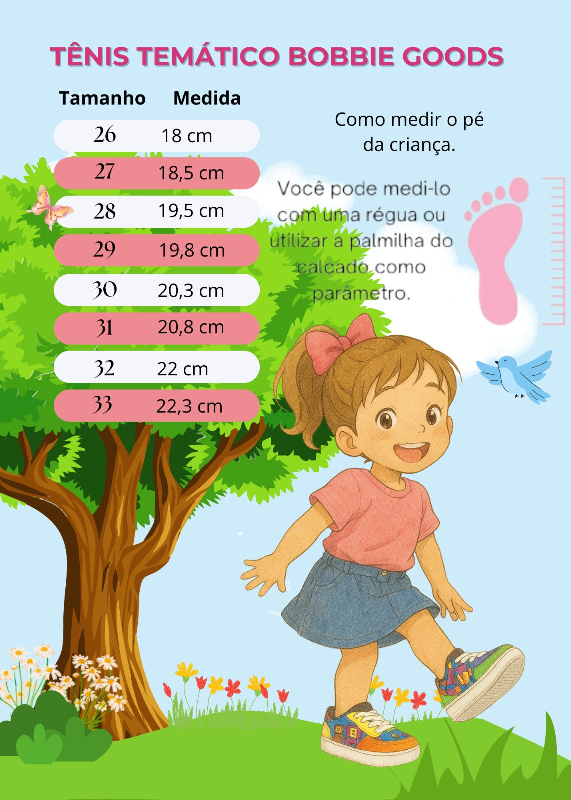Tênis Temático Bobbie Goods Branco - Conforto e Liberdade para Brincar | Bebeloo Kids