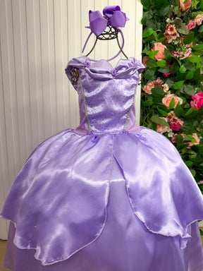 Fantasia Longa Princesa Rapunzel Modelo 3 - Qualidade e Cuidado para os Pequenos | Bebeloo Kids
