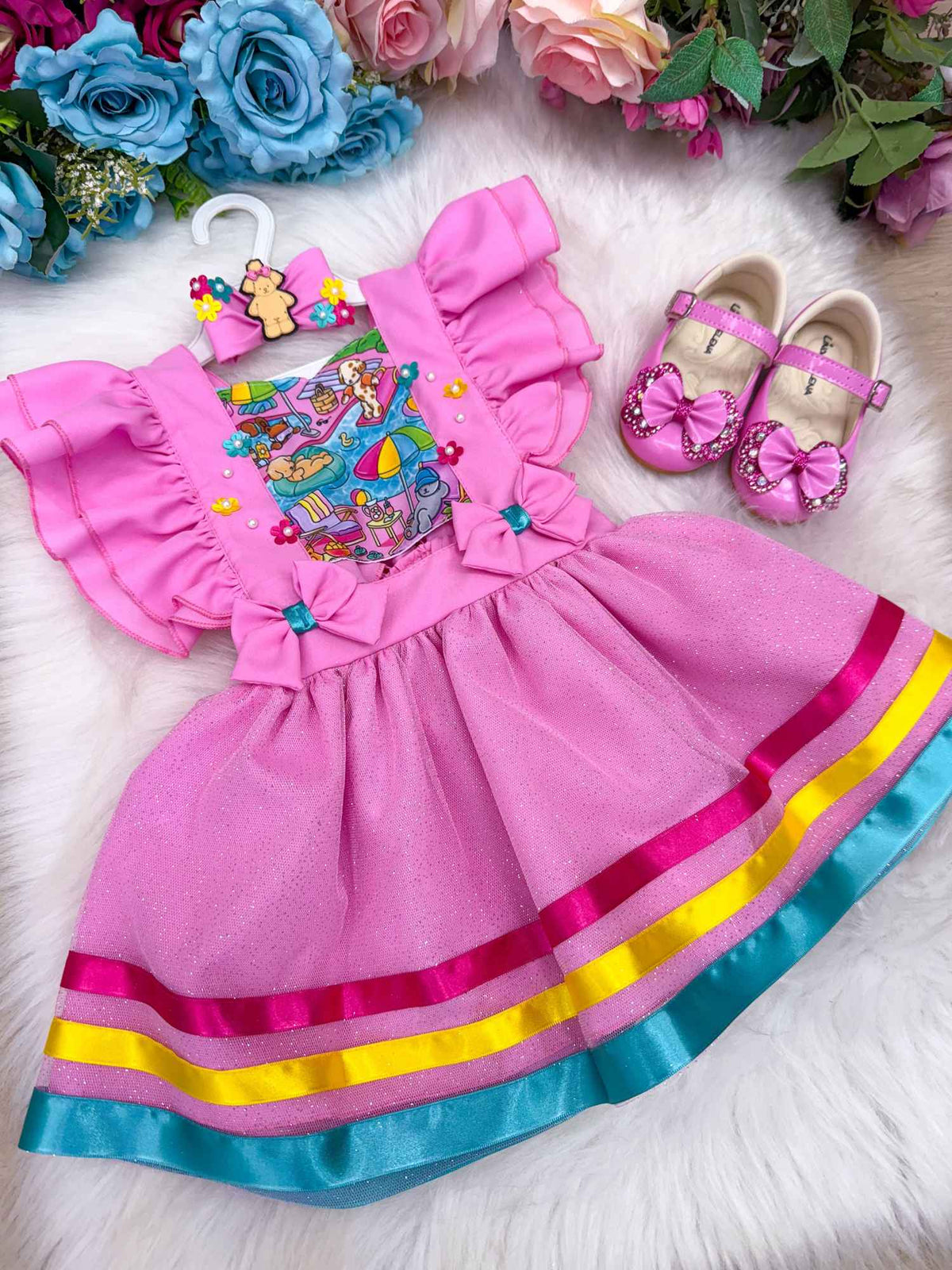 Romper/Vestido Princesa Tematico Bobbie Goods - Leveza e Elegância para Meninas | Bebeloo Kids