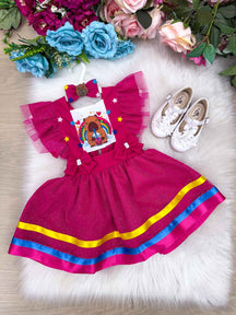 Romper/Vestido Princesa Tematico Capivara - Leveza e Elegância para Meninas | Bebeloo Kids