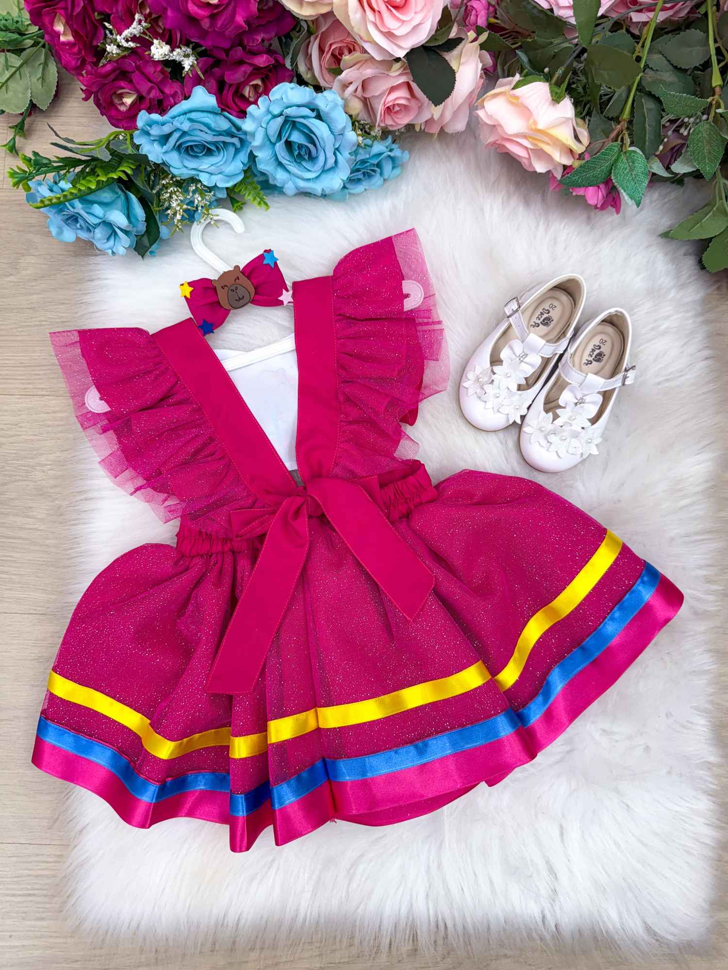 Romper/Vestido Princesa Tematico Capivara - Leveza e Elegância para Meninas | Bebeloo Kids