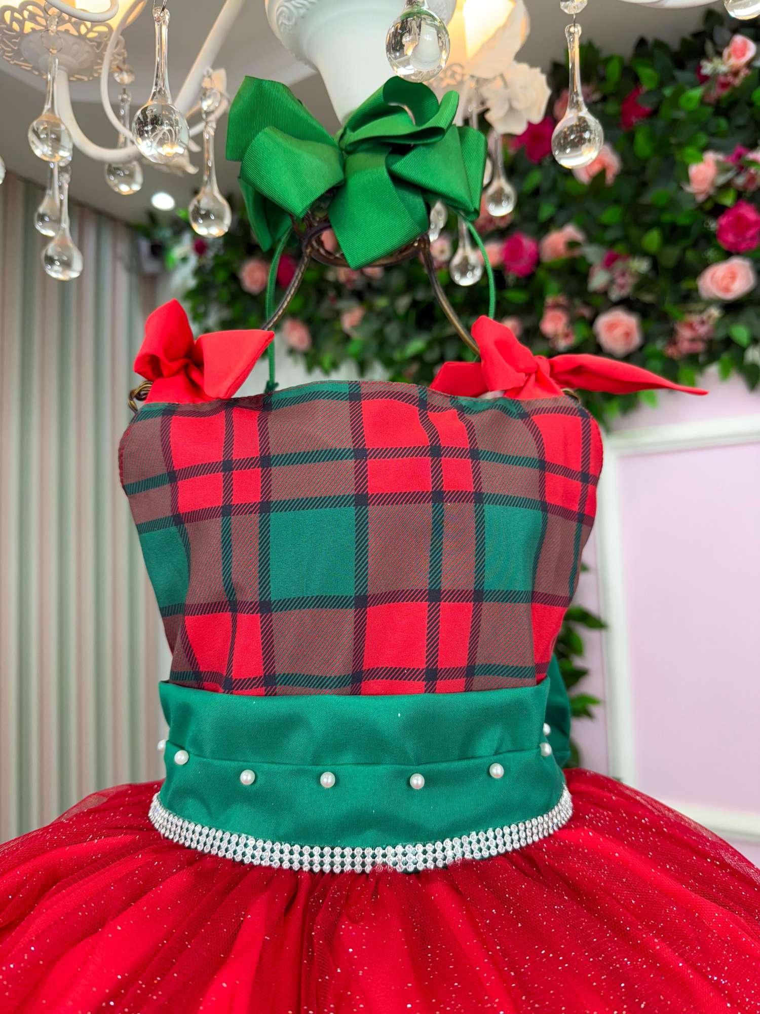 Vestido Marie Aurora Natalino Vermelho - Natal - Leveza e Elegância para Meninas | Bebeloo Kids