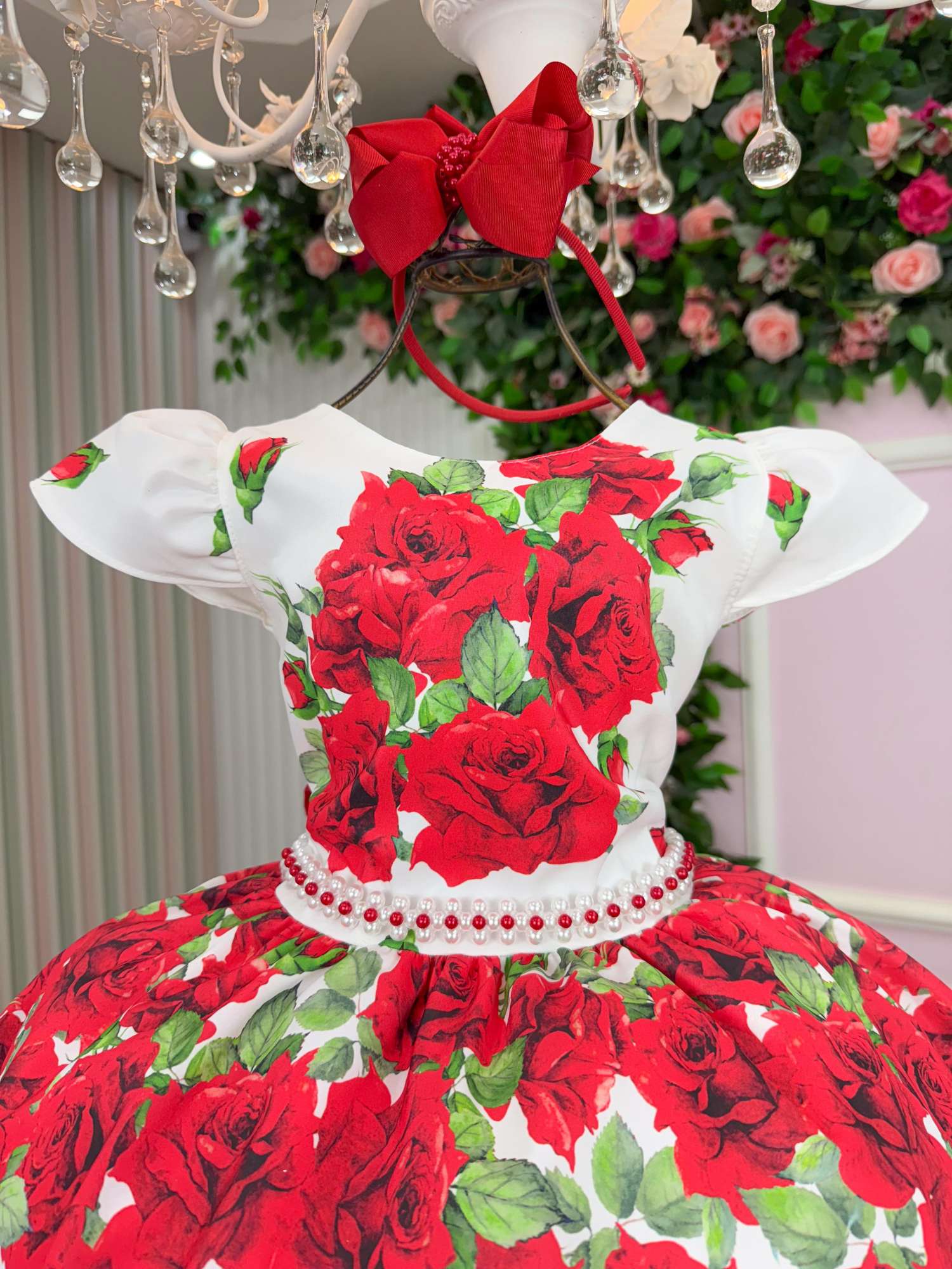 Vestido Marie Rubi Natalino - Natal - Leveza e Elegância para Meninas | Bebeloo Kids
