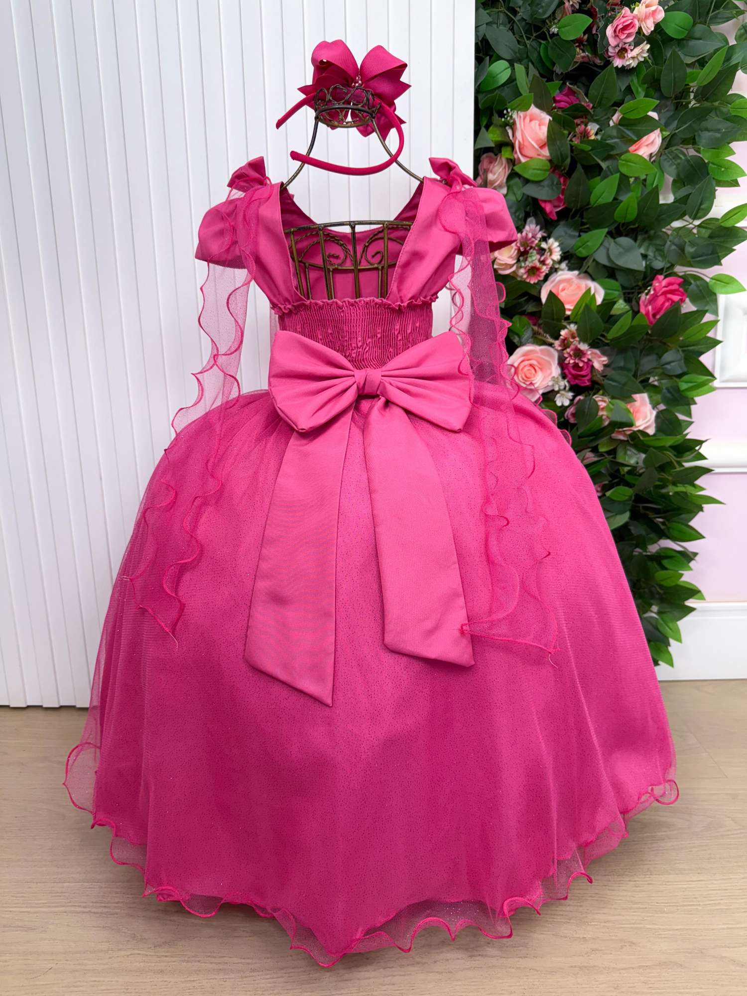 Vestido Banana Club Longo Diamante Pink - Leveza e Elegância para Meninas | Bebeloo Kids