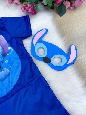 Fantasia Menino Stitch Azul - Qualidade e Cuidado para os Pequenos | Bebeloo Kids