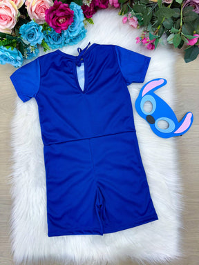 Fantasia Menino Stitch Azul - Qualidade e Cuidado para os Pequenos | Bebeloo Kids