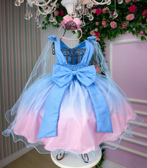 Vestido Princesa Tematico Sereia - Ariel - Fundo do Mar - Leveza e Elegância para Meninas | Bebeloo Kids