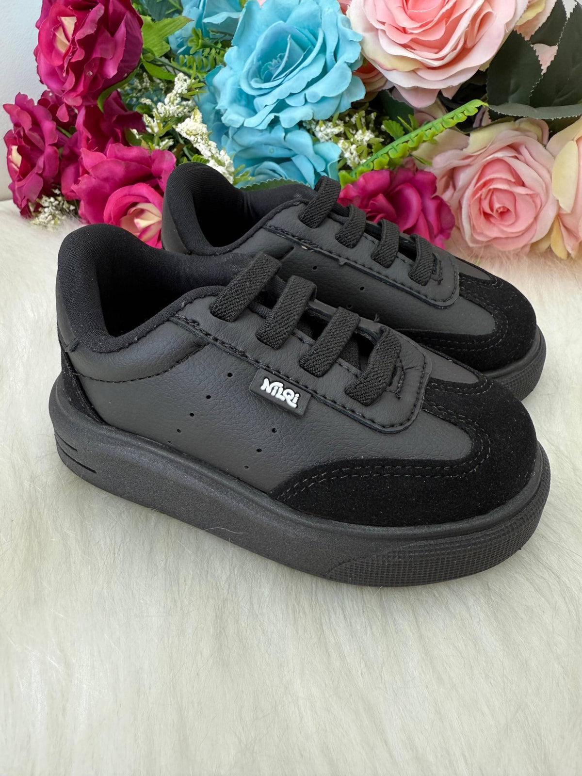 Tenis Nilqi Masculino Enzo Preto - Qualidade e Cuidado para os Pequenos | Bebeloo Kids