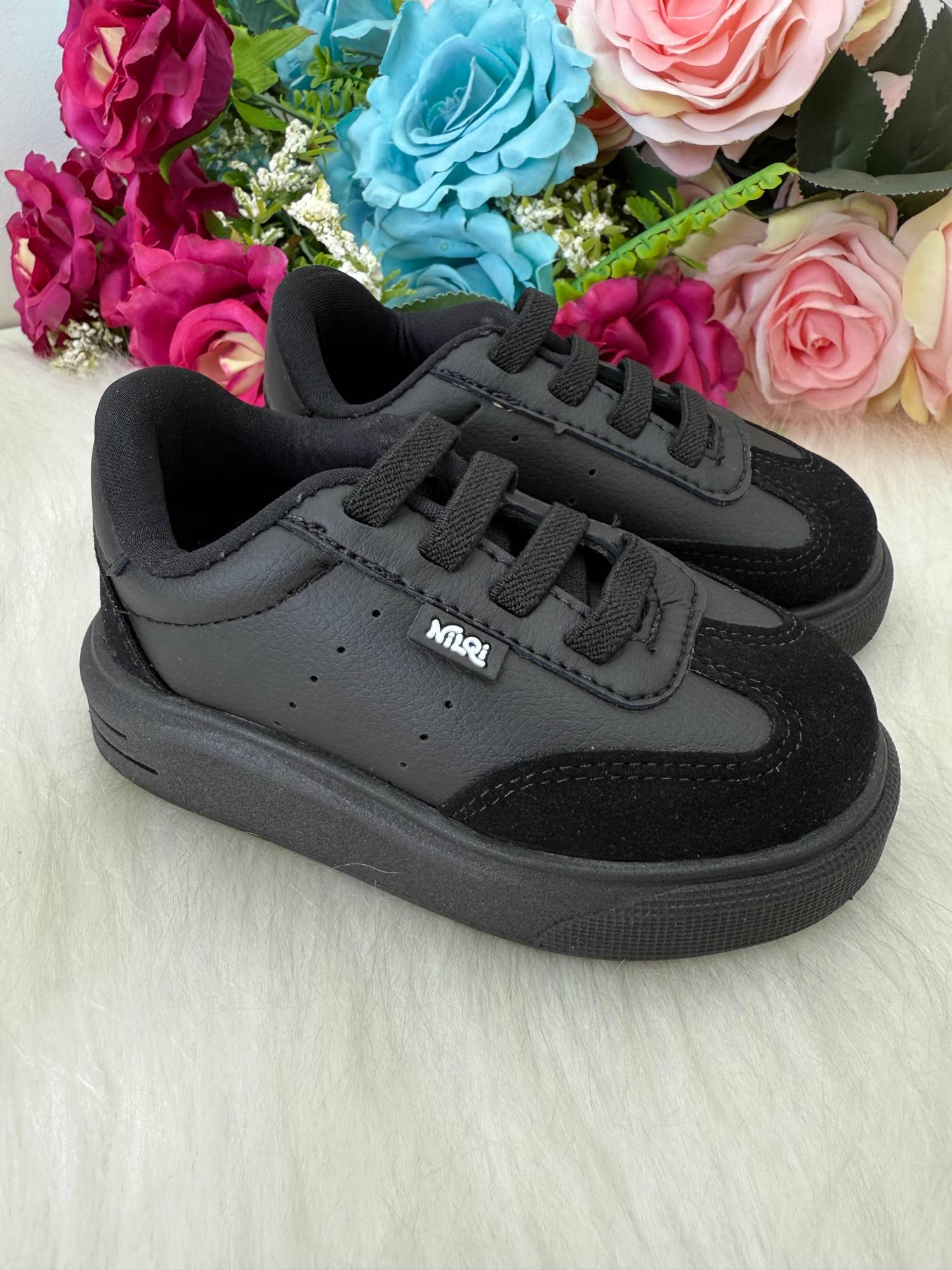 Tenis Nilqi Masculino Enzo Preto - Qualidade e Cuidado para os Pequenos | Bebeloo Kids