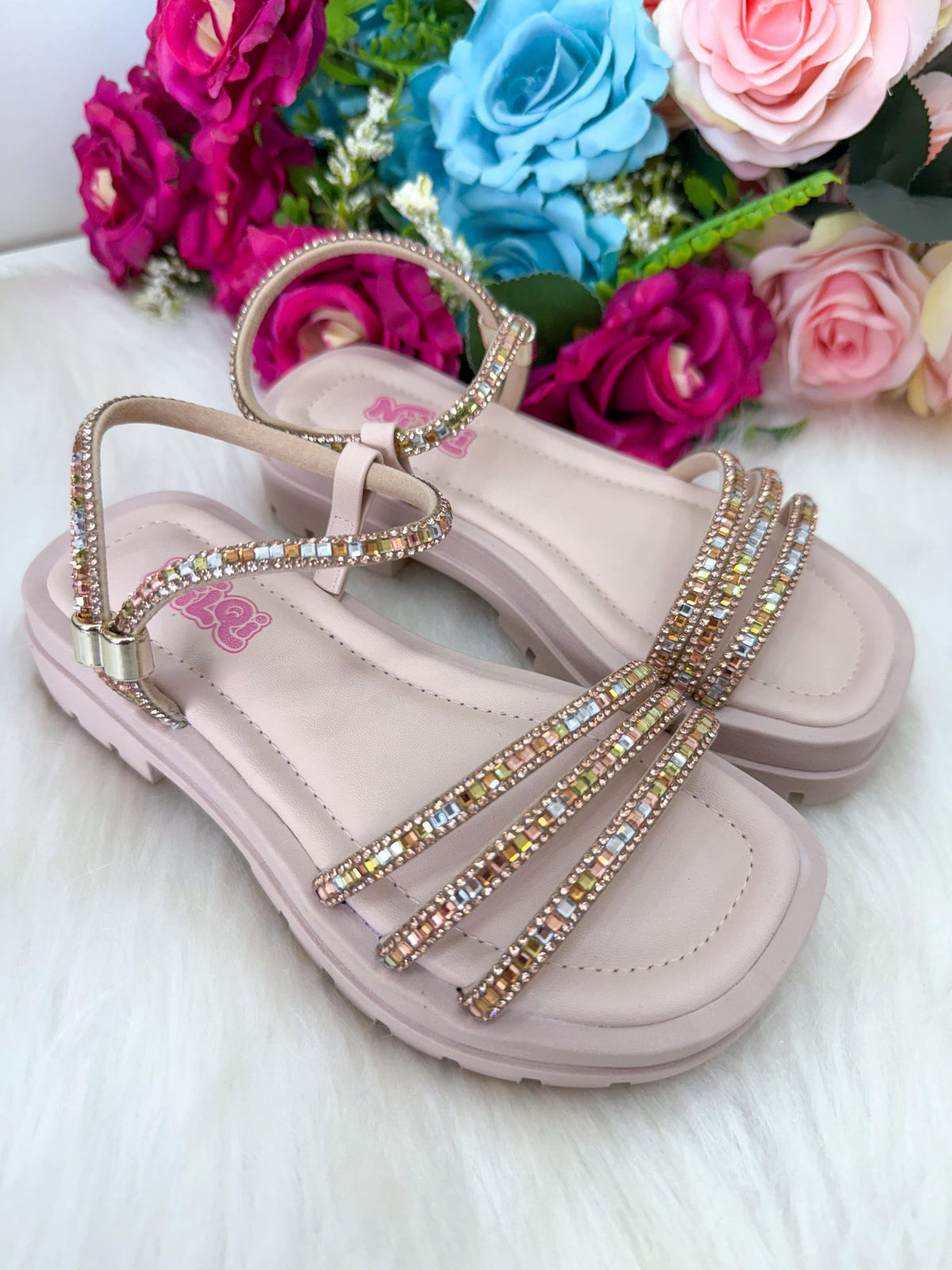 Sandália Nilqi Rafaela Nude - Rose - Conforto e Estilo para os Pezinhos | Bebeloo Kids