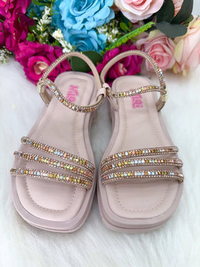 Sandália Nilqi Rafaela Nude - Rose - Conforto e Estilo para os Pezinhos | Bebeloo Kids