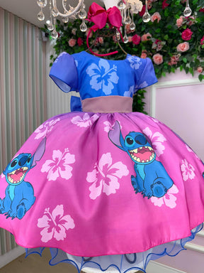 Vestido Infantil Temáticos da Gigi Lilo e Stitch - Leveza e Elegância para Meninas | Bebeloo Kids