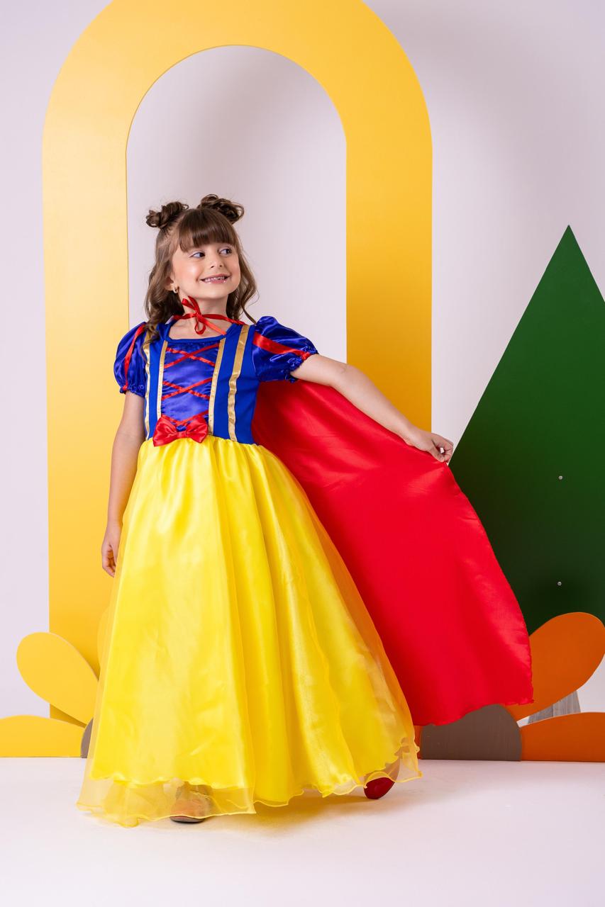 Fantasia Princesa Bebeloo Kids Branca De Neve - Diversão e Encanto para Brincar | Bebeloo Kids