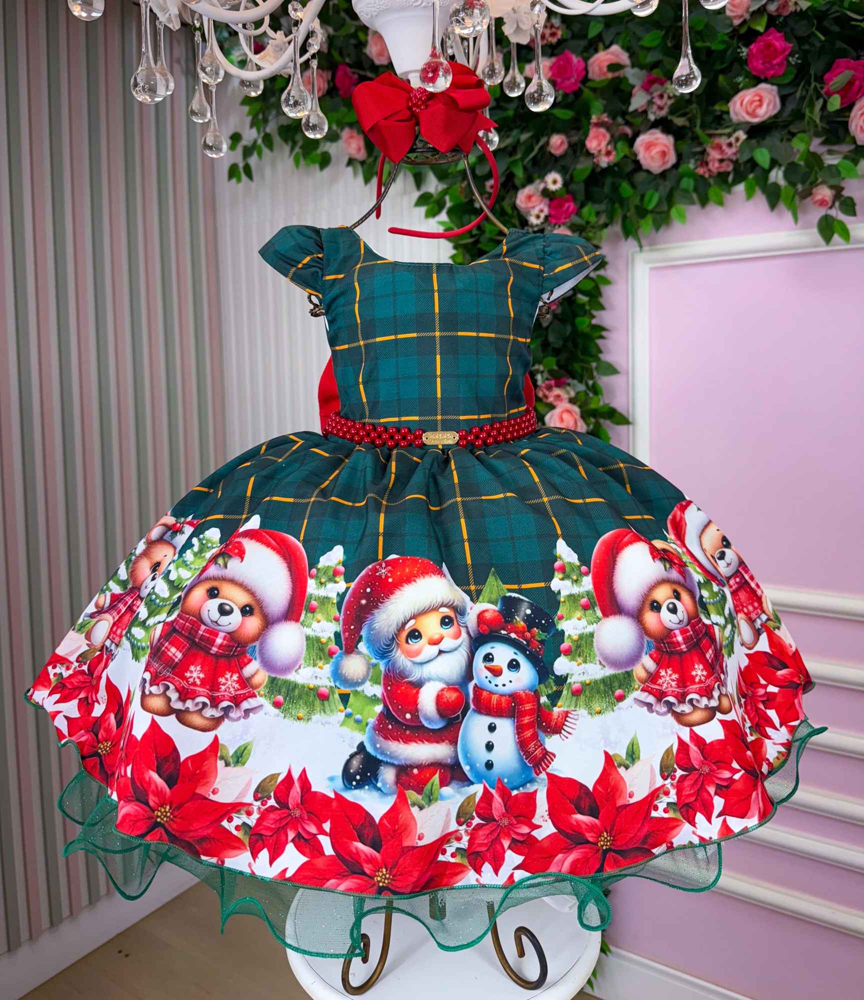 Vestido Banana Club Brilho de Neve - Natal - Leveza e Elegância para Meninas | Bebeloo Kids