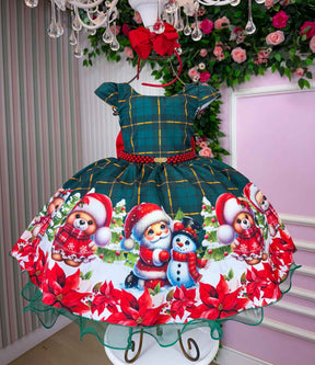 Vestido Banana Club Brilho de Neve - Natal - Leveza e Elegância para Meninas | Bebeloo Kids