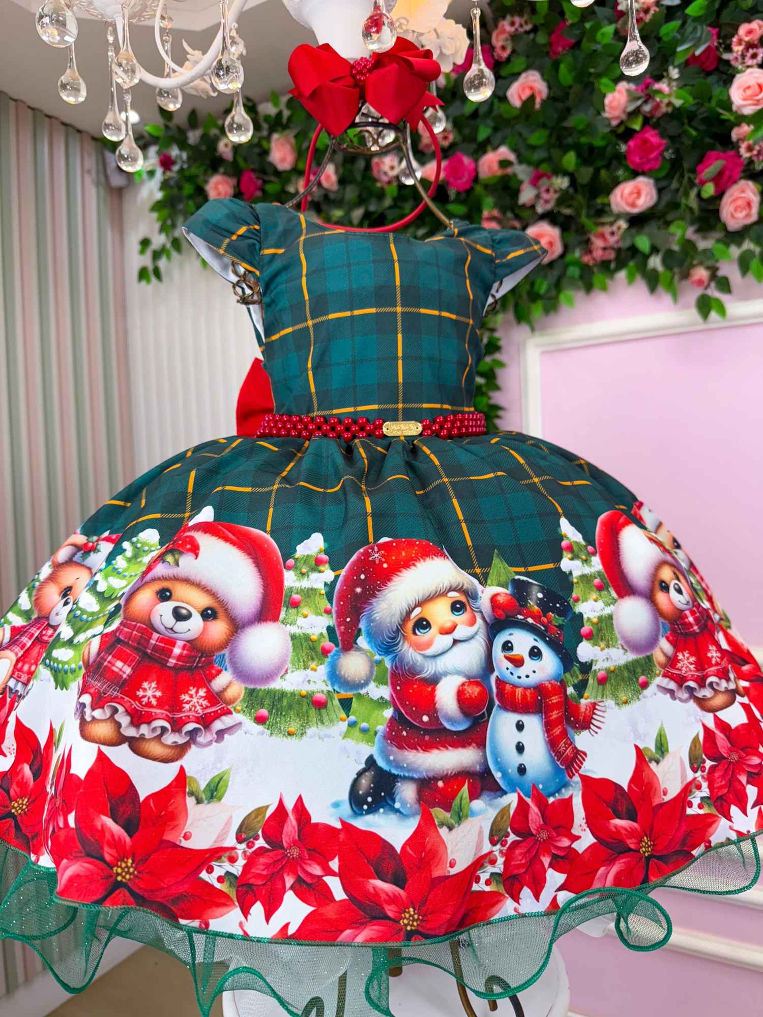 Vestido Banana Club Brilho de Neve - Natal - Leveza e Elegância para Meninas | Bebeloo Kids