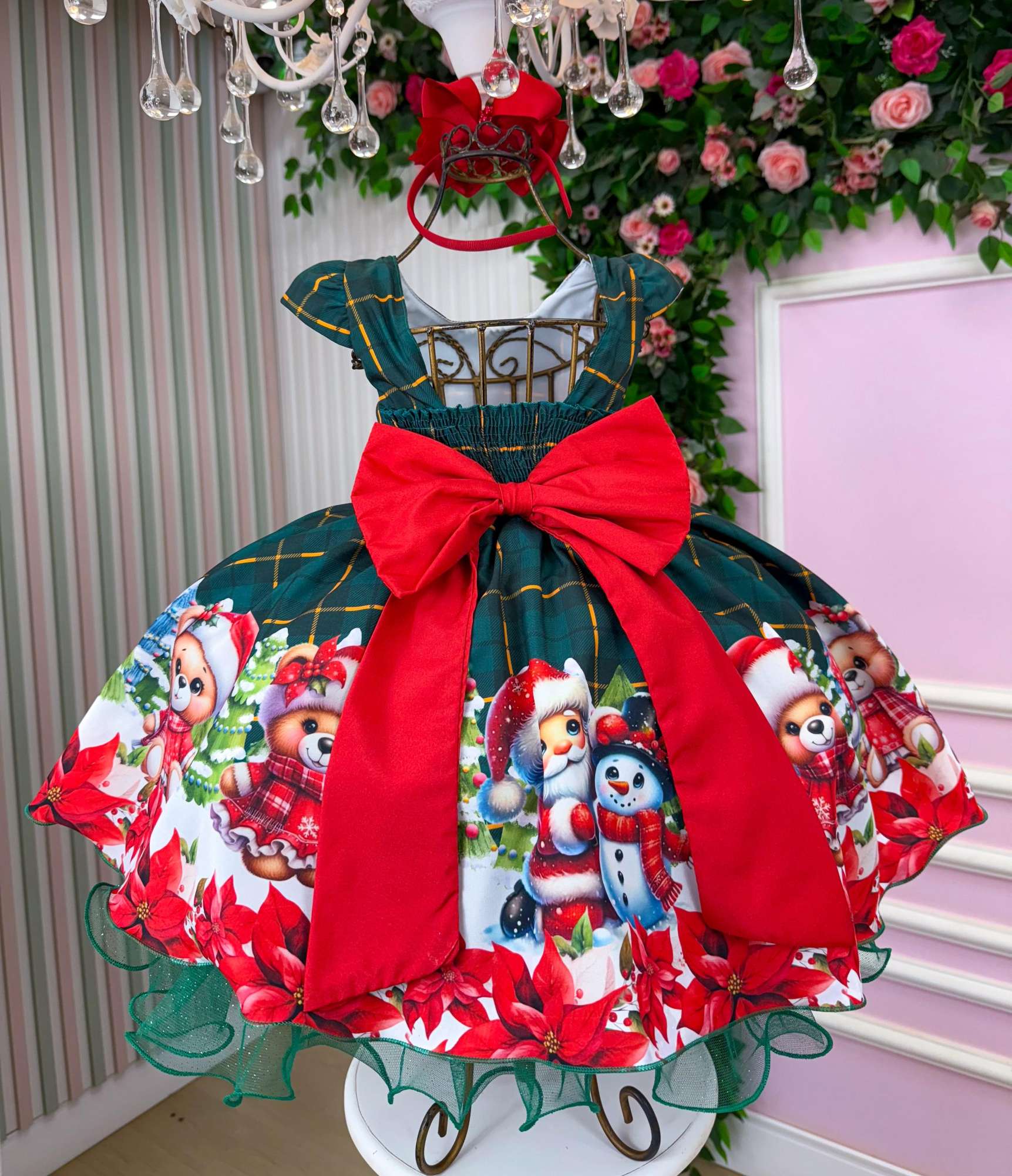 Vestido Banana Club Brilho de Neve - Natal - Leveza e Elegância para Meninas | Bebeloo Kids