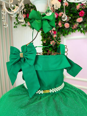 Vestido Banana Club Jessica Verde - Natal - Leveza e Elegância para Meninas | Bebeloo Kids