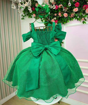 Vestido Banana Club Jessica Verde - Natal - Leveza e Elegância para Meninas | Bebeloo Kids