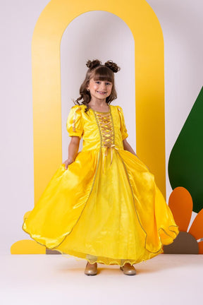 Fantasia Princesa A Bela e a Fera Longa Modelo 2 - Qualidade e Cuidado para os Pequenos | Bebeloo Kids