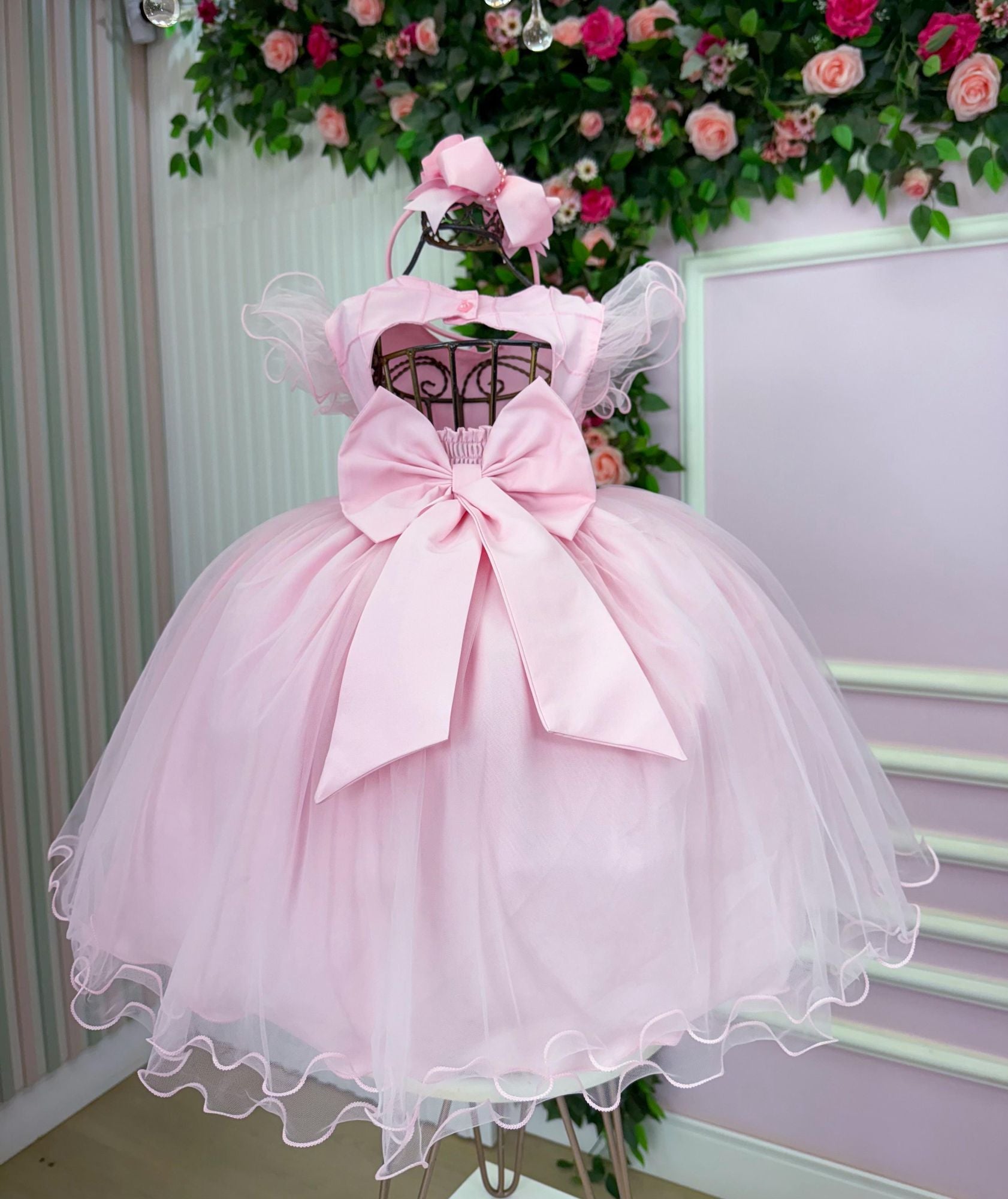 Vestido Menina Bonita Pietra Rosa Bebe - Leveza e Elegância para Meninas | Bebeloo Kids
