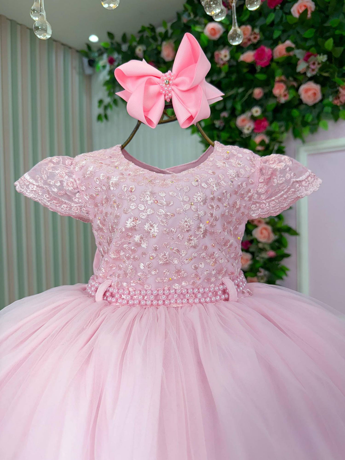 Vestido Menina Bonita Tessa Rosa Bebe - Leveza e Elegância para Meninas | Bebeloo Kids