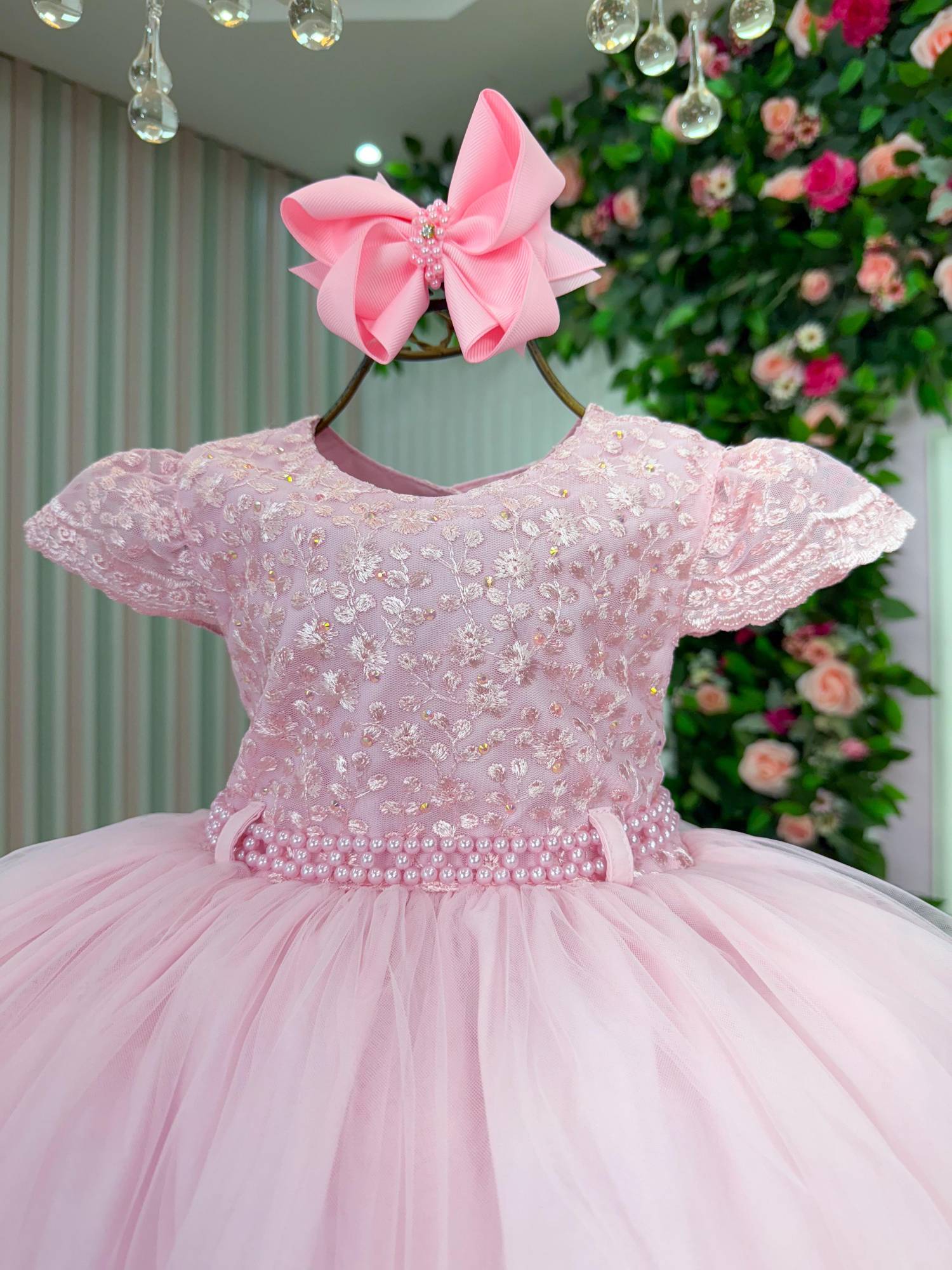 Vestido Menina Bonita Tessa Rosa Bebe - Leveza e Elegância para Meninas | Bebeloo Kids