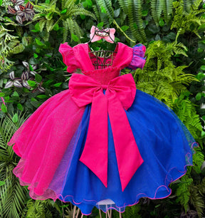 Vestido Tematicos Ysa Kids Lilo Stitch Pink e Azul com Led - Leveza e Elegância para Meninas | Bebeloo Kids