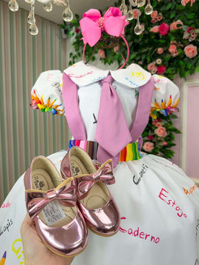 Vestido Marie Lapis Aquarela ABC Branco