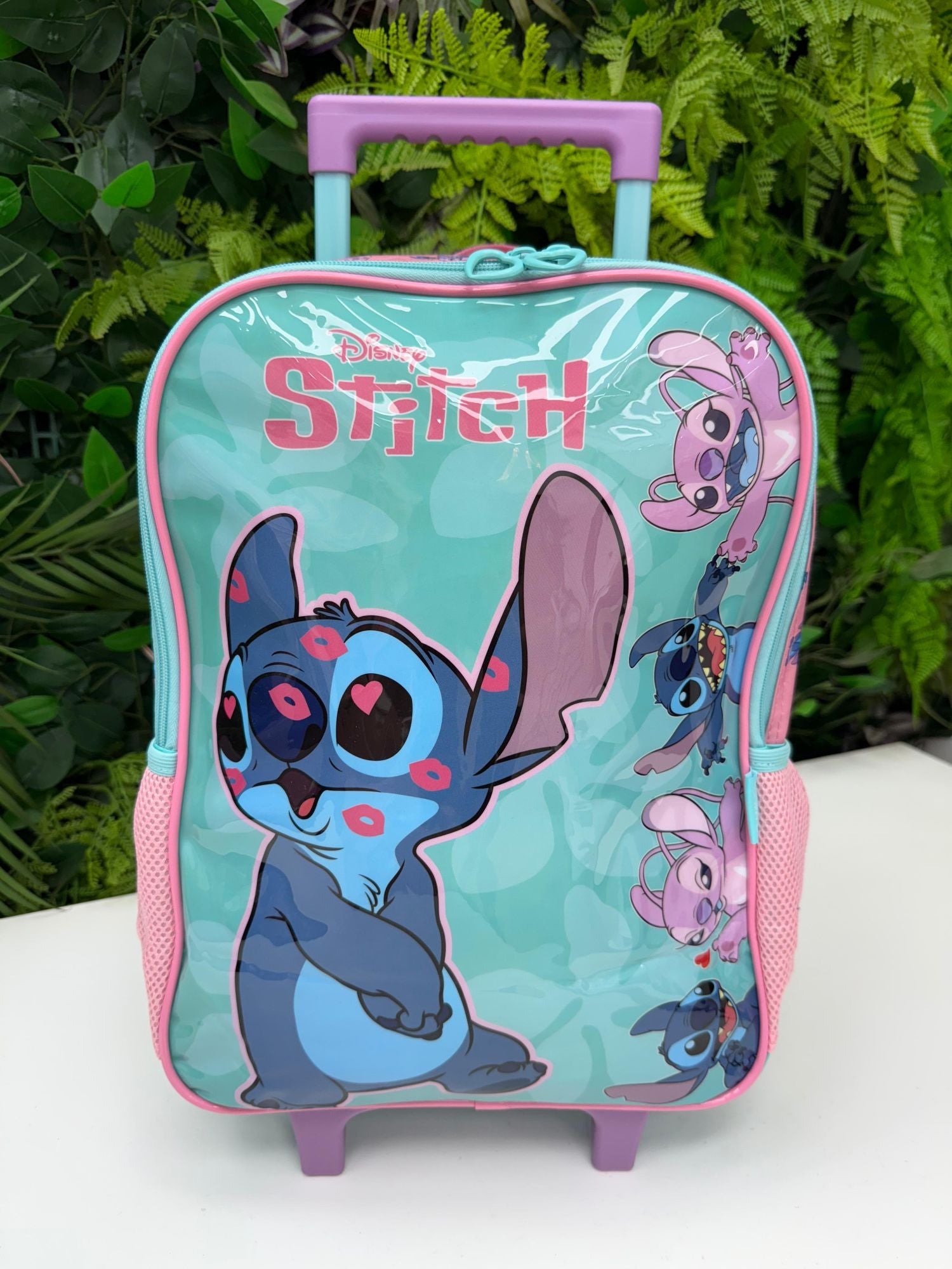 Mochila Rodinha Stitch e Angel - Praticidade e Charme para o Dia a Dia | Bebeloo Kids