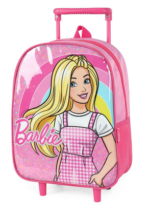 Mochila de Rodinhas Barbie Pink - Praticidade e Charme para o Dia a Dia | Bebeloo Kids