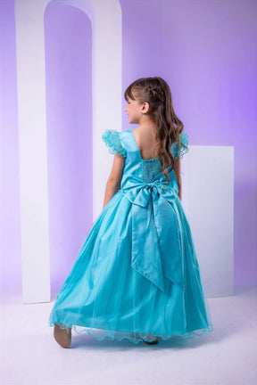 Vestido Marie Longo Amanda Verde Tiffany - Leveza e Elegância para Meninas | Bebeloo Kids