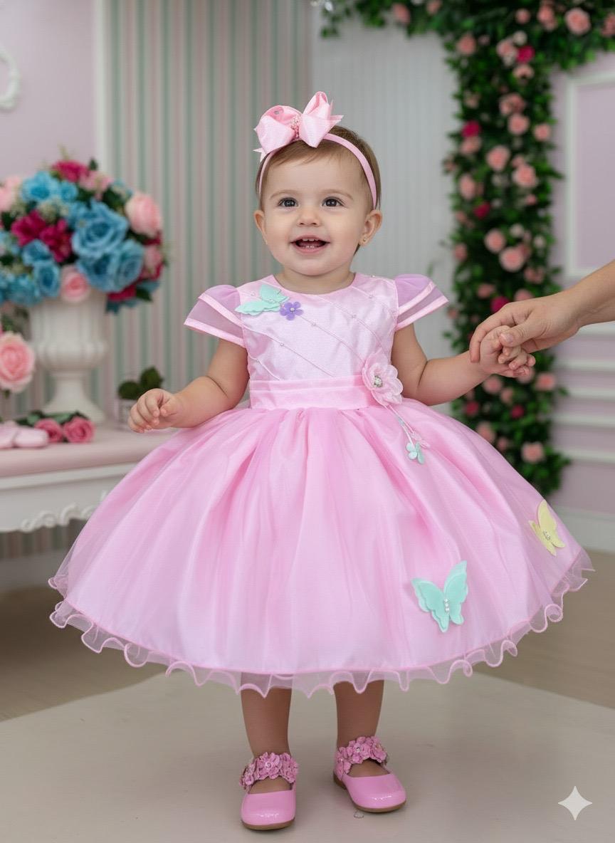 Vestido Marie Rosa Jardim Encantado Flores (VESTRSAJRDENCFLORES)
