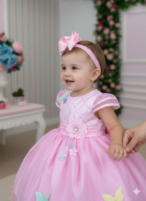 Vestido Marie Rosa Jardim Encantado Flores (VESTRSAJRDENCFLORES)
